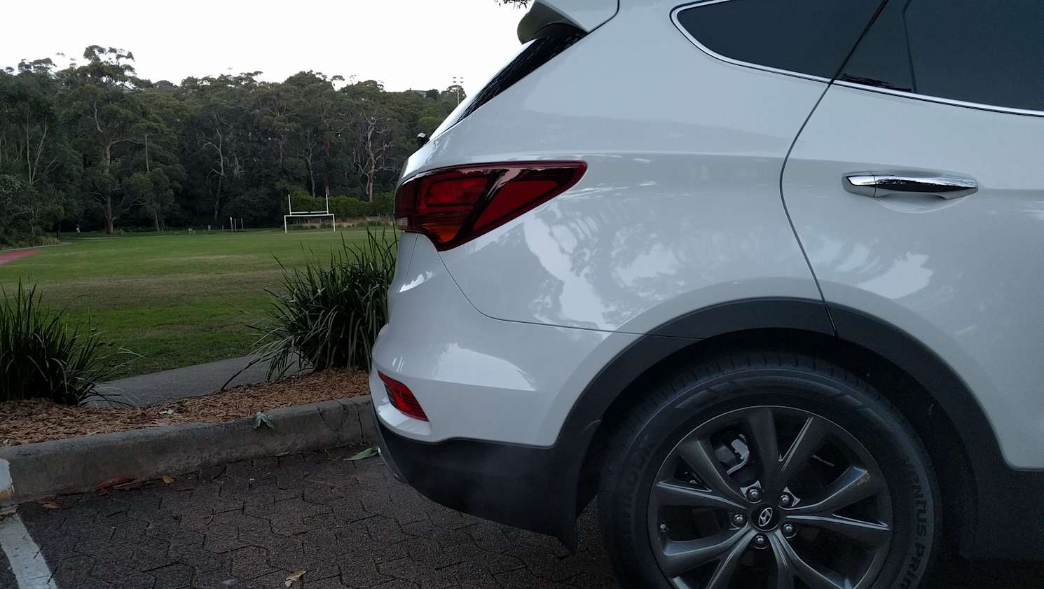 With Hyundai going to the effort of tuning the Santa Fe’s suspension for Aussie roads it felt comfortable and composed.